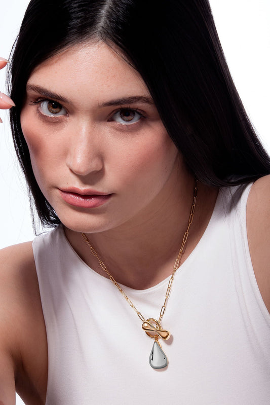 AMPULHETA NECKLACE - Drusy Shop