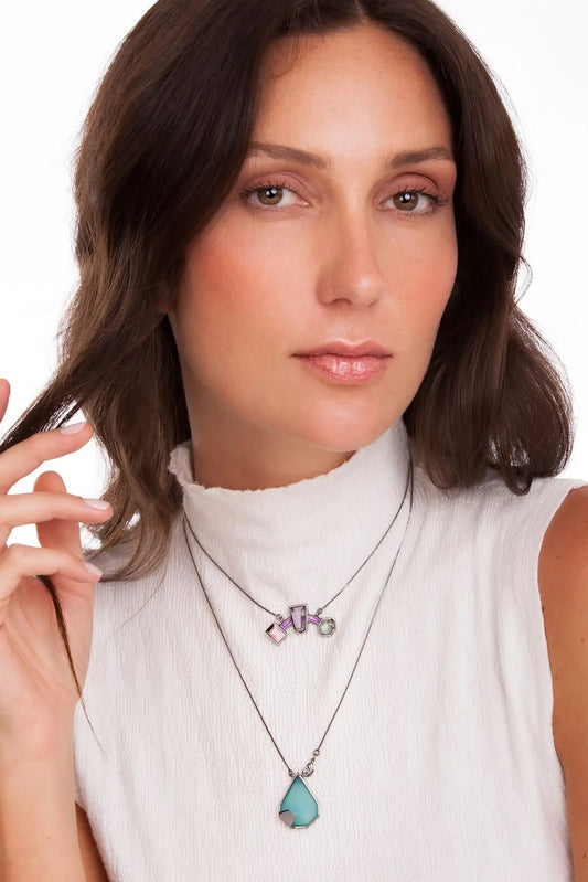 ARCOBALENO NECKLACE - Drusy Shop