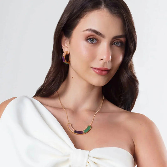 COLORE NECKLACE - Drusy Shop