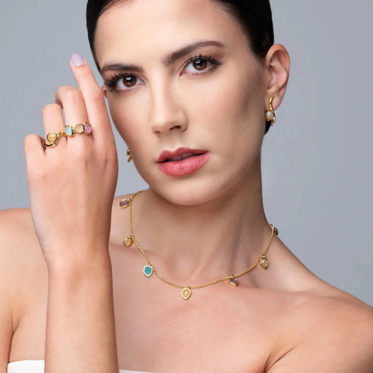 LIVIA NECKLACE - Drusy Shop