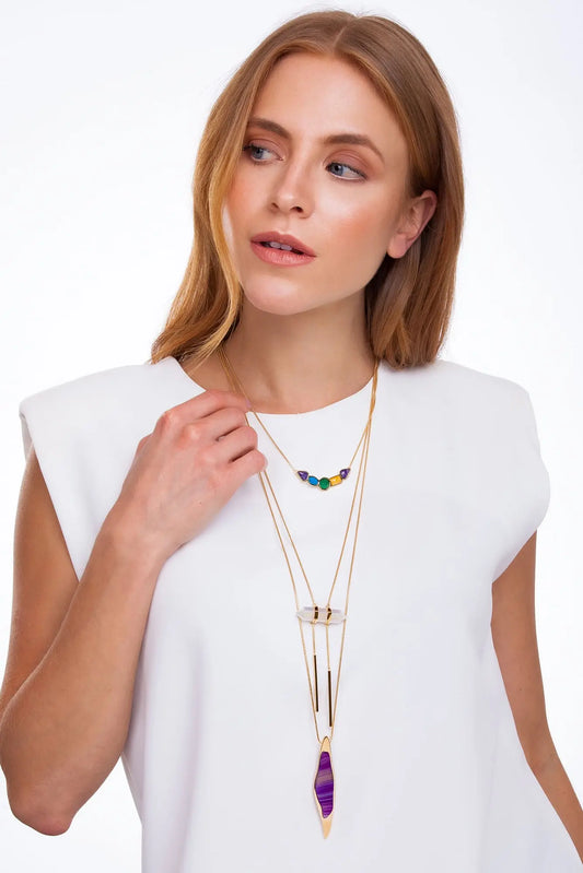 MD1175 - NECKLACE BEAUTÉ - ICONIC - Drusy Shop