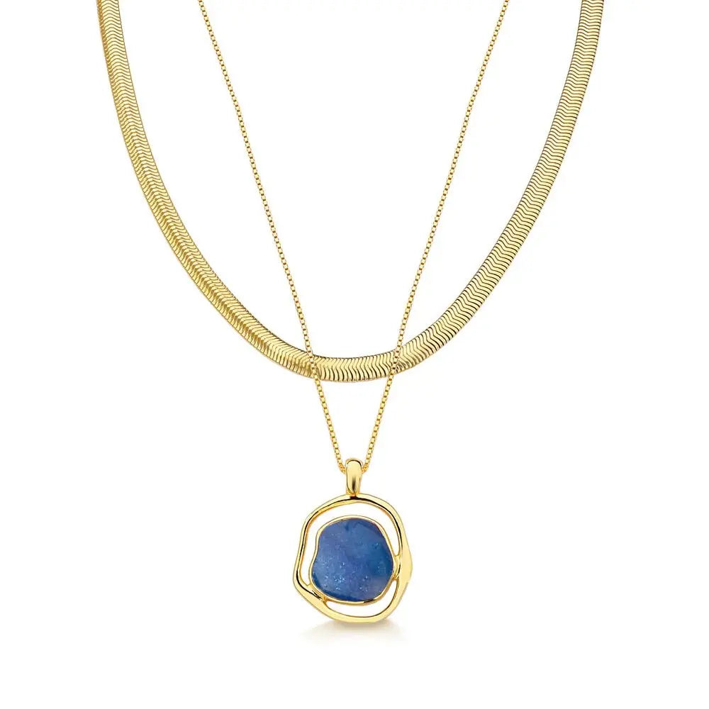 MD2163 - SOLEIL BABY NECKLACE - ICONIC - Drusy Shop