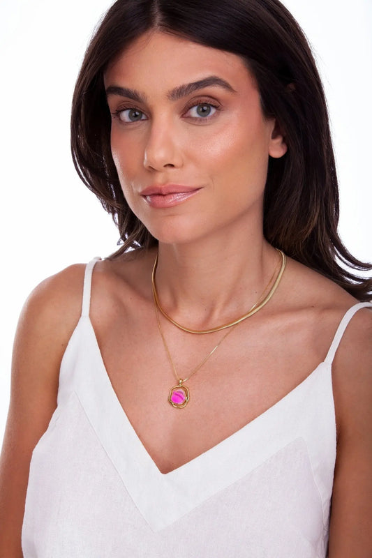 MD2163 - SOLEIL BABY NECKLACE - ICONIC - Drusy Shop