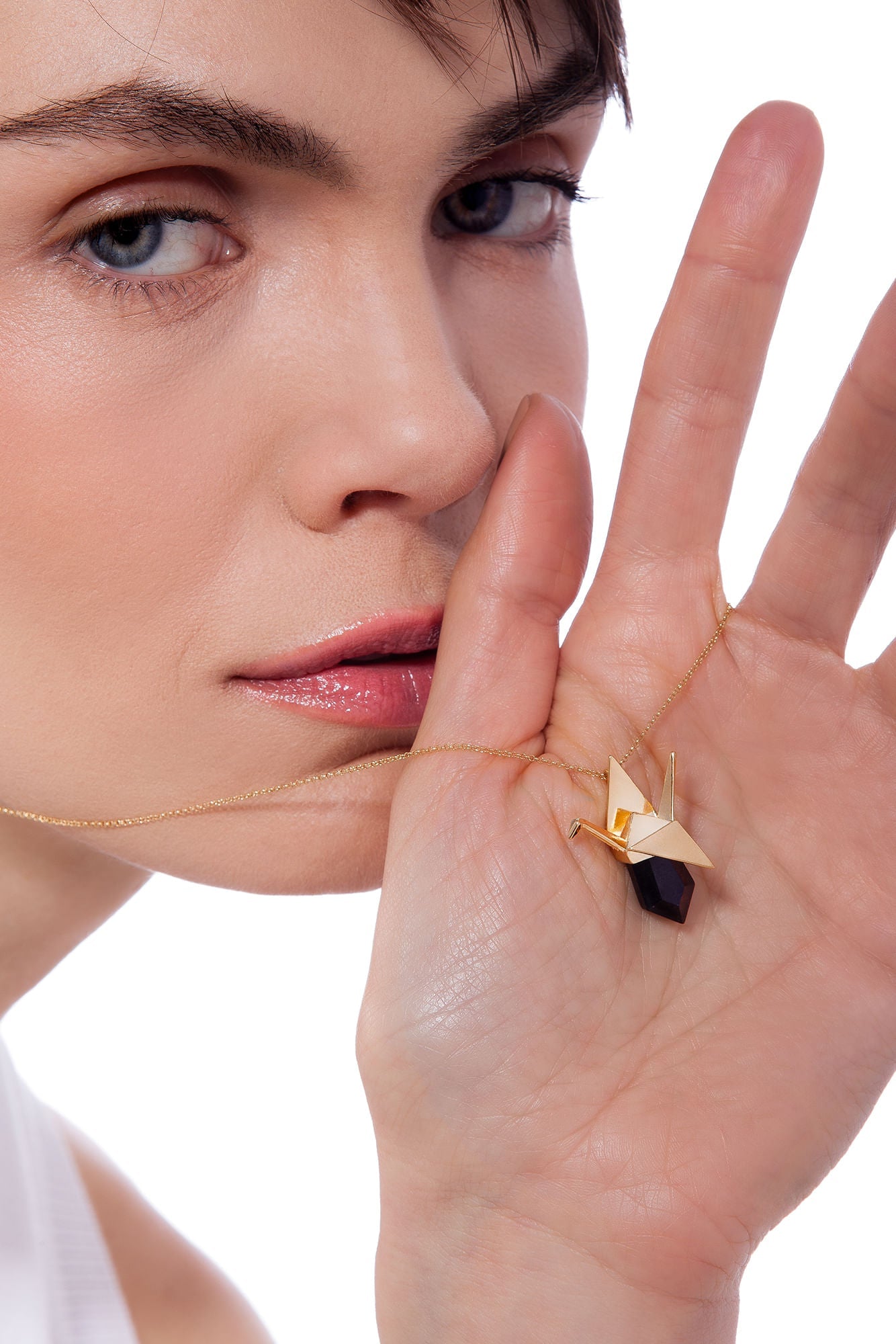 TSURU NECKLACE - Drusy Shop