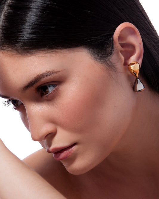 AMPULHETA EARRING - Drusy Shop