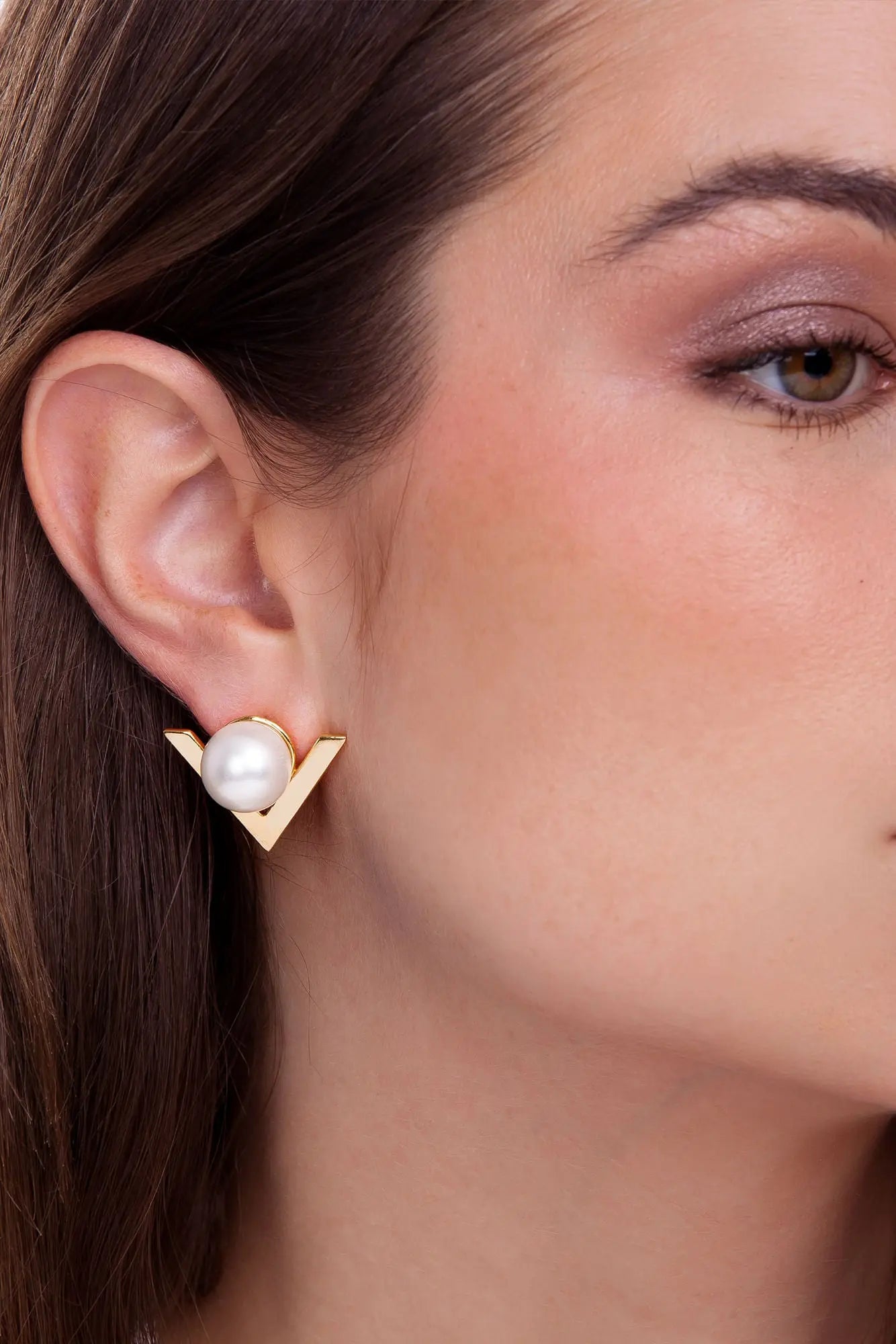 BLANC V EARRING - Drusy Shop