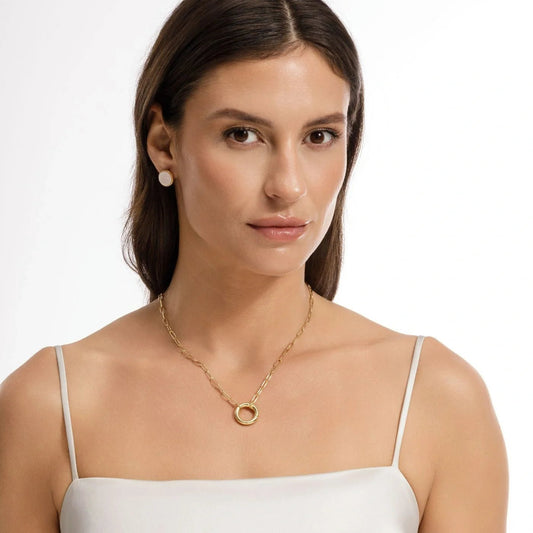 CHARM CARTIER CHAIN - MOMENTOS - AYLA 45 cm - Drusy Shop