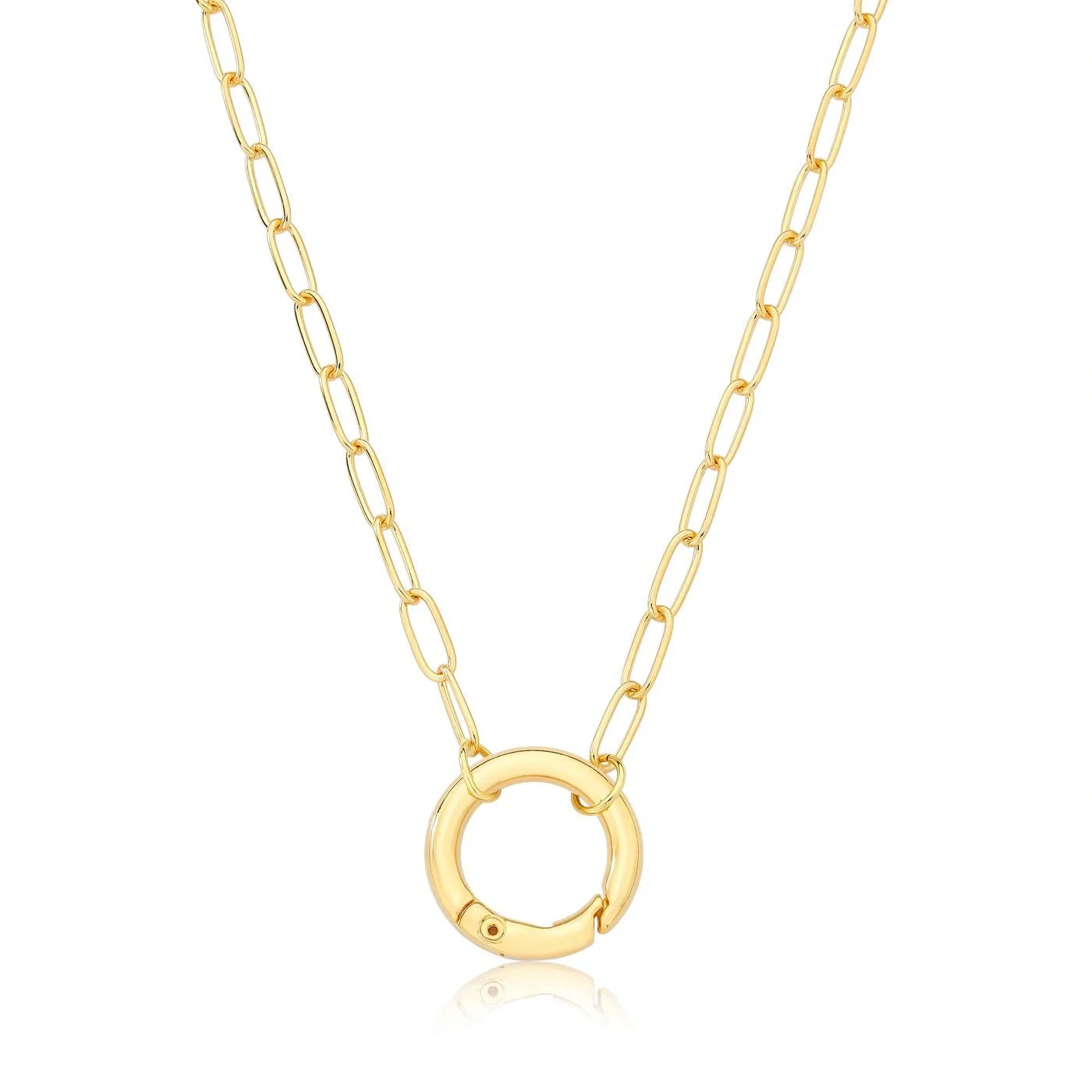 CHARM CARTIER CHAIN - MOMENTOS - AYLA 45 cm - Drusy Shop