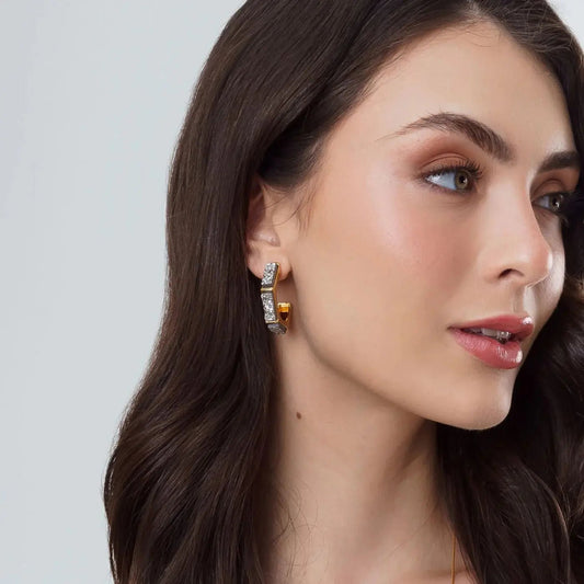 COLORE EARRING - Drusy Shop