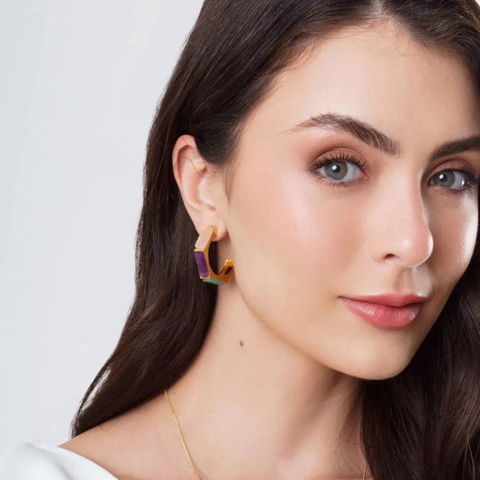 COLORE EARRING - Drusy Shop