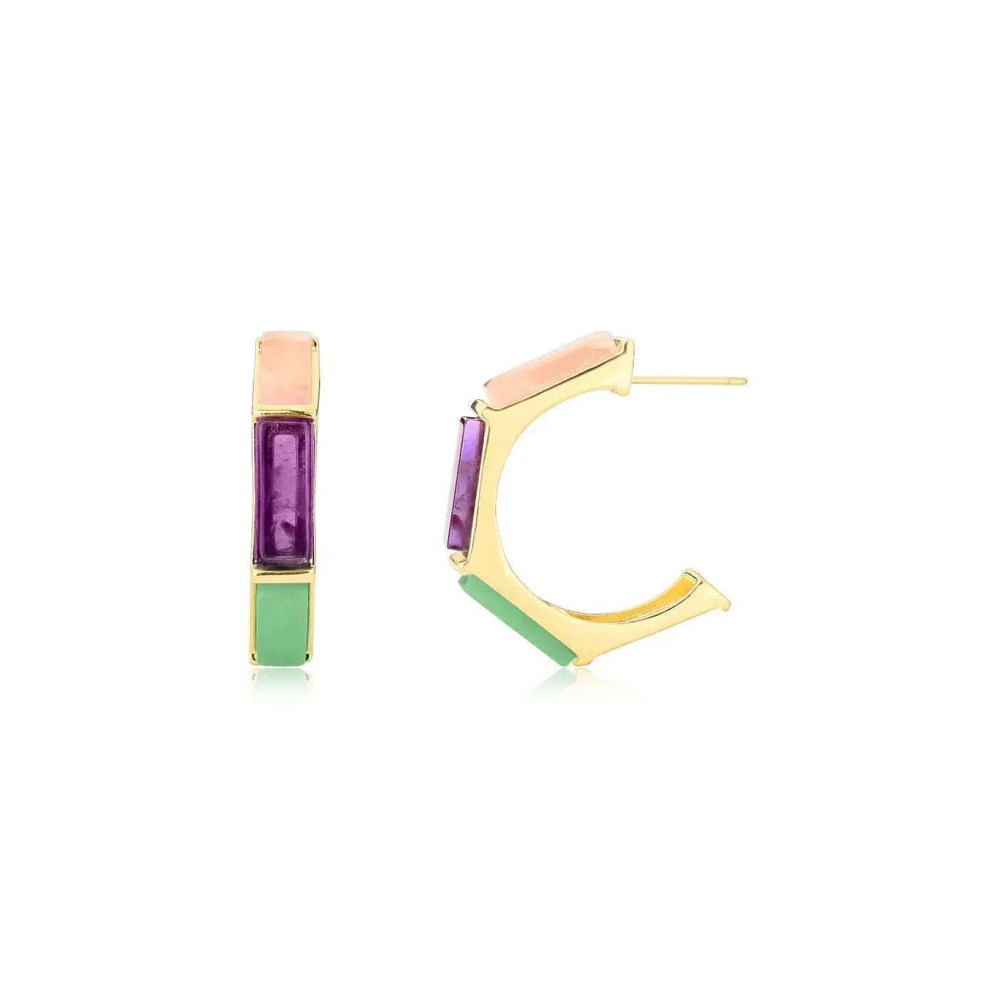 COLORE EARRING - Drusy Shop