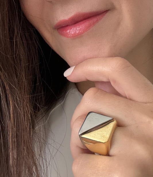 DUPLO RING MONTICANO - Drusy Shop