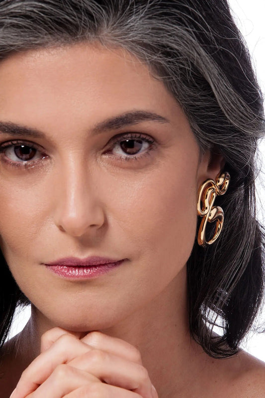 FLUIR EARRING - Drusy Shop