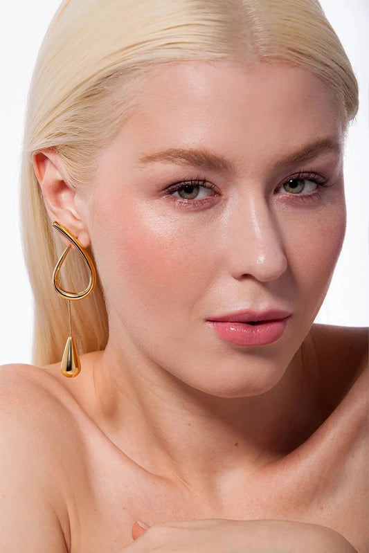 LA GOTA QUE RESBALA M EARRING - Drusy Shop