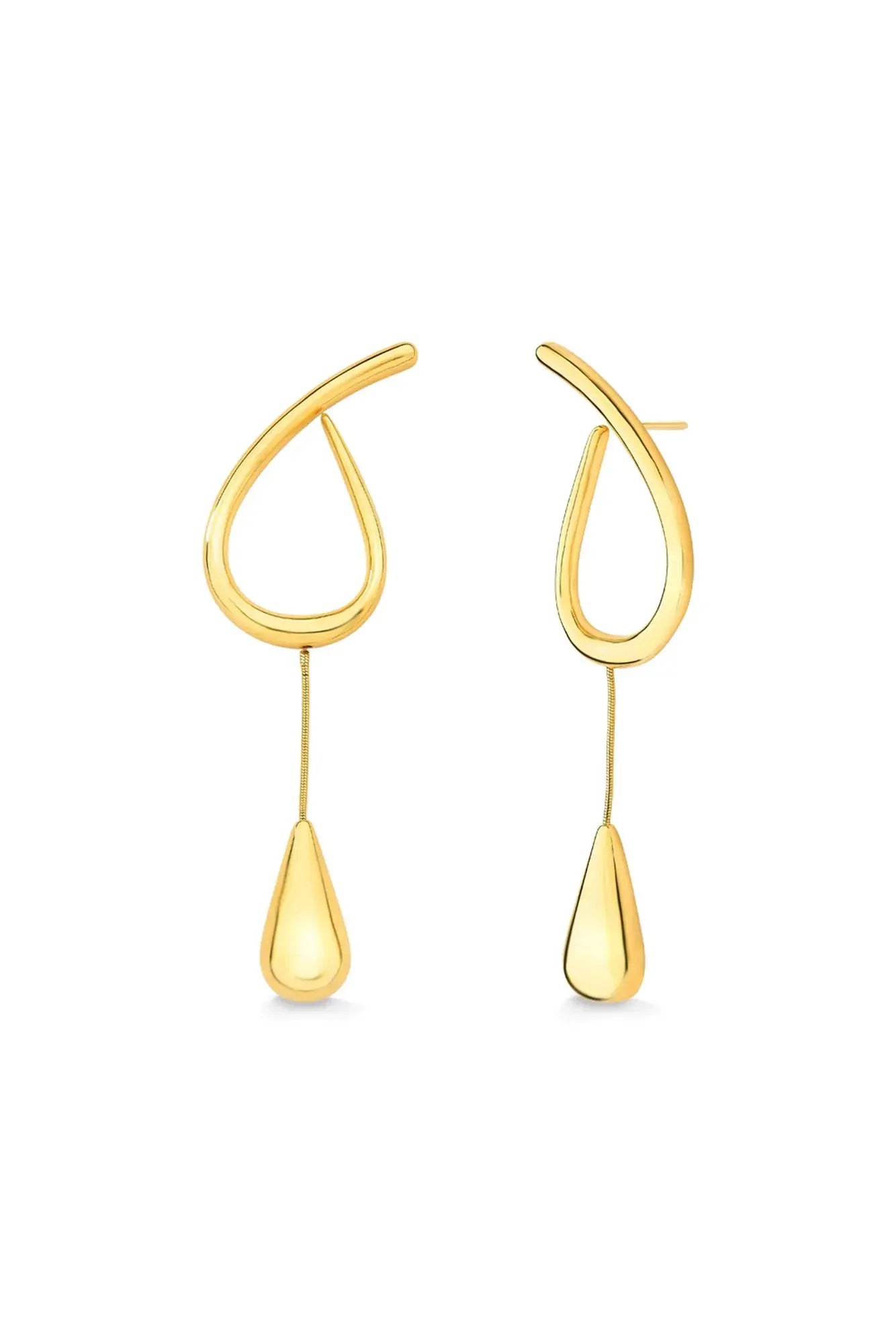LA GOTA QUE RESBALA M EARRING - Drusy Shop