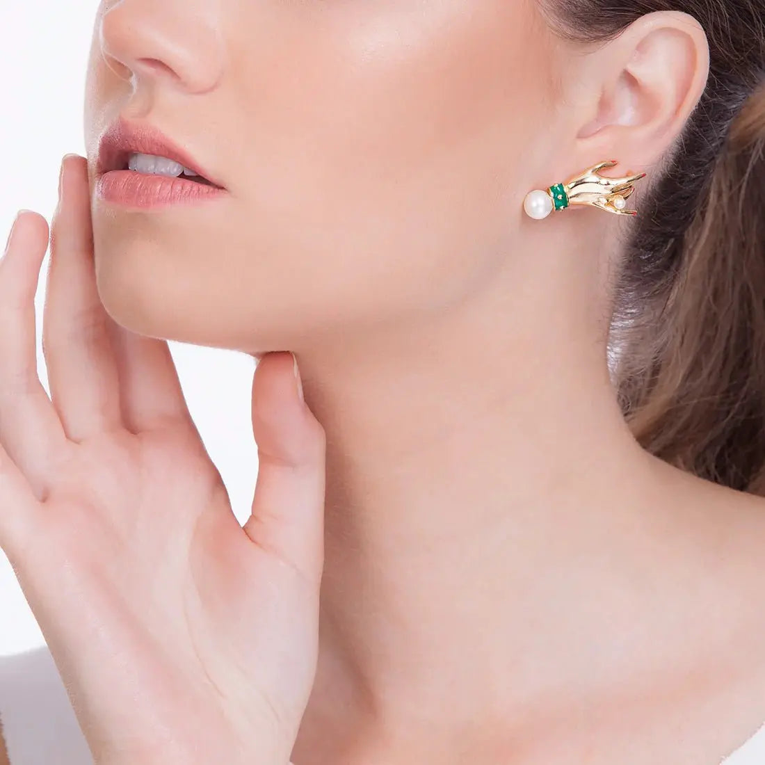 MD1253 - INES EARRING - ICONIC - Drusy Shop