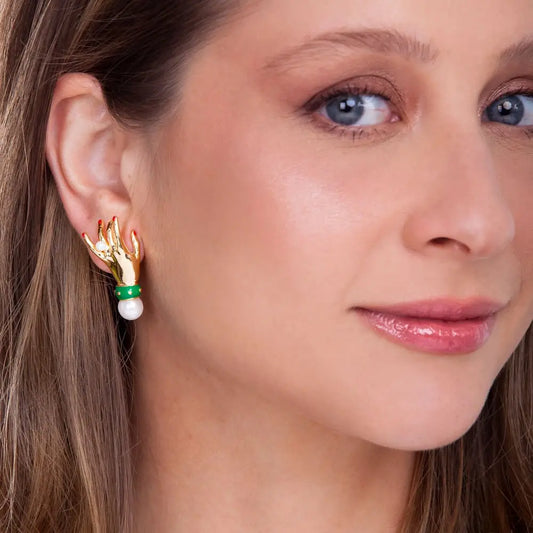 MD1253 - INES EARRING - ICONIC - Drusy Shop