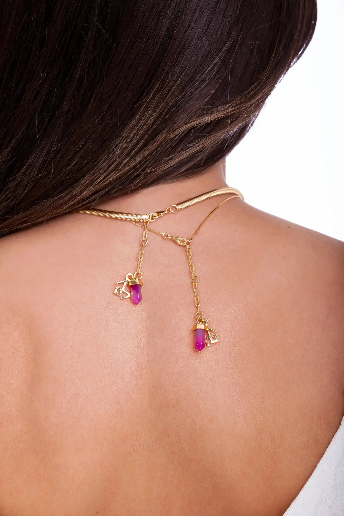 MD2163 - SOLEIL BABY NECKLACE - ICONIC - Drusy Shop