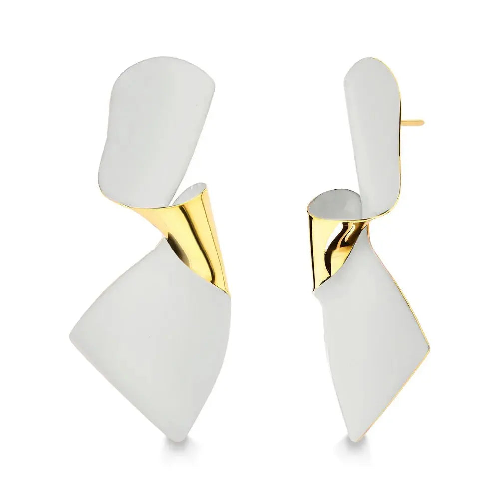 MDMV07 - EL PAISAJE EARRING - ICONIC - Drusy Shop