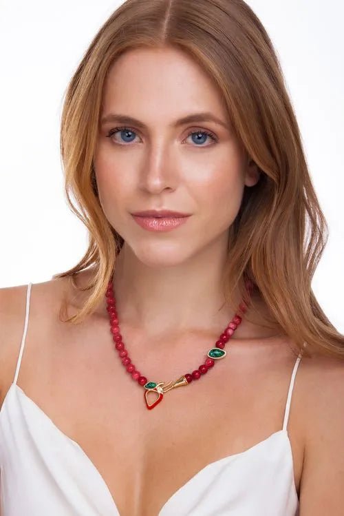 MORANGO NECKLACE - Drusy Shop