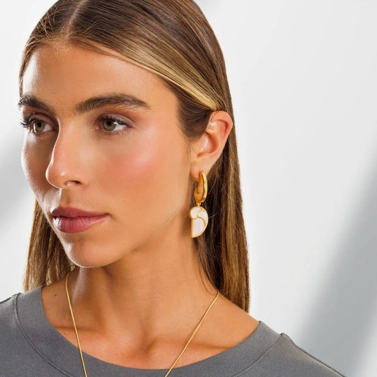 NAUTILUS EARRING - Drusy Shop