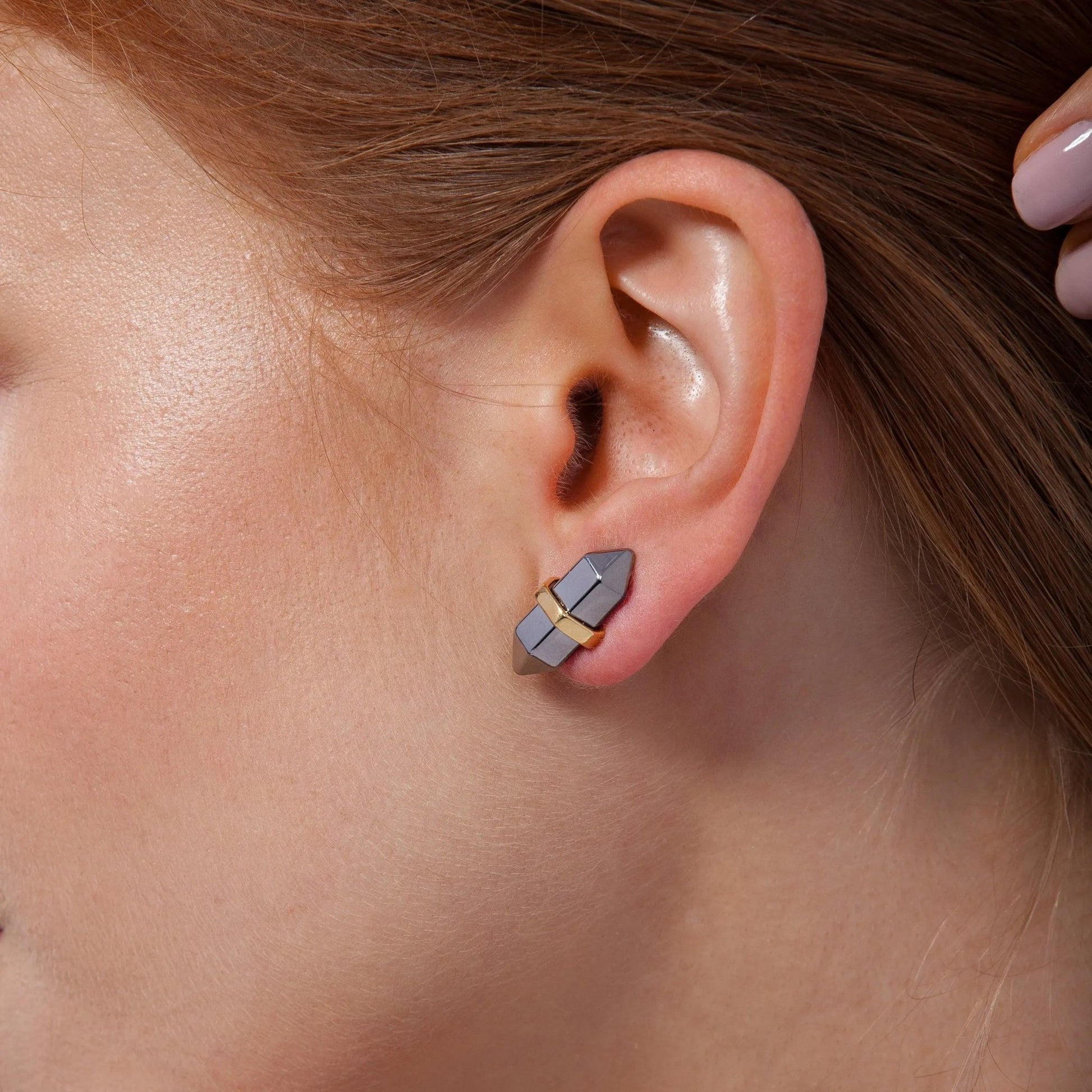 PETIT PIERRE EARRING - Drusy Shop