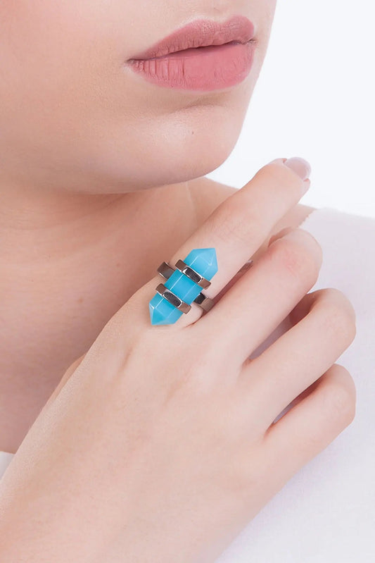 PIERRE RING ACQUARELLA - Drusy Shop