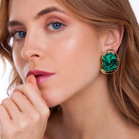 SOLEIL EARRING - Drusy Shop