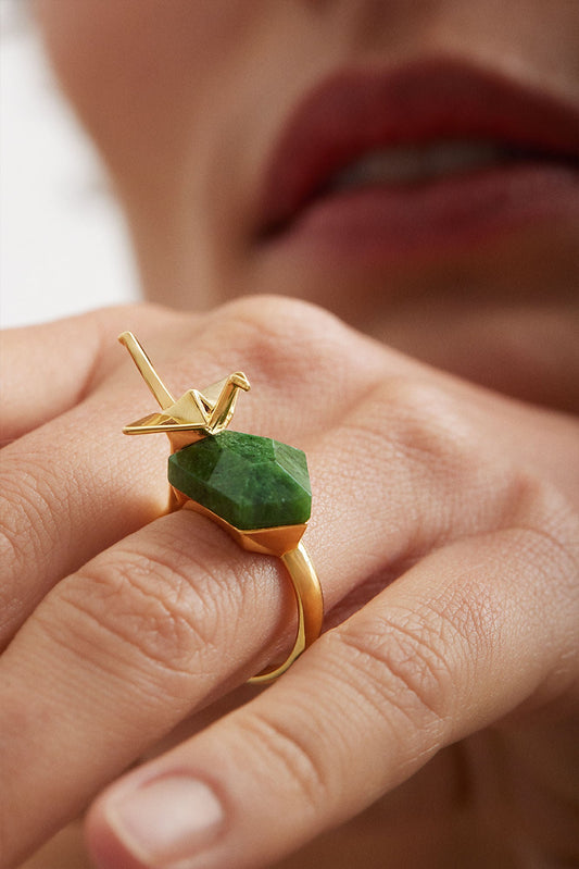 TSURU RING - Drusy Shop