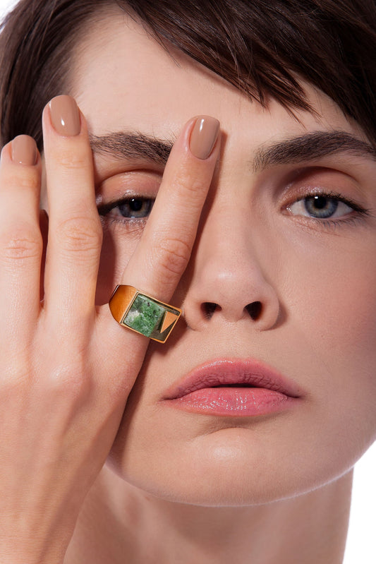TWO PIECES RING - Drusy Shop
